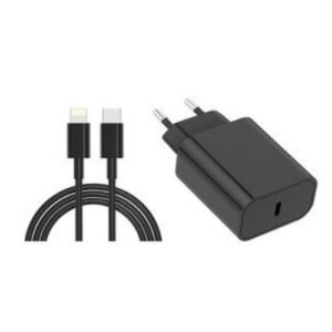 PUNJAČ UNIVERZALNI ZA SMARTPHONE S LIGHTNING KABLOM 1m GIGATECH XW108 20W CRNI