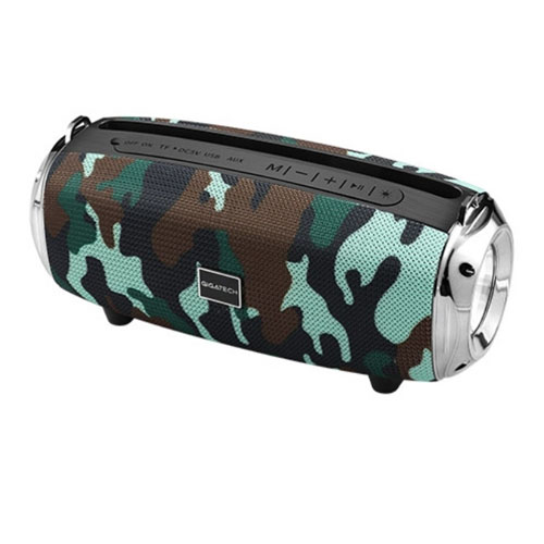 ZVU?NIK GIGATECH B222 BLUETOOTH S LED LAMPOM MASKIRNO-ZELENI